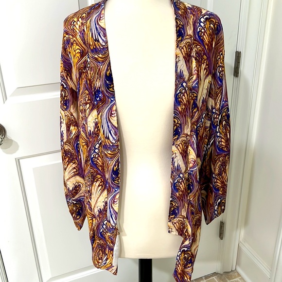 Vintage Winter Kate silk kimono - Picture 1 of 6